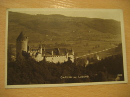 LUCENS Chateau Castle Post Card VAUD Switzerland - Lucens