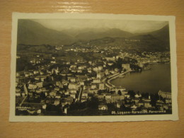 LUGANO Paradiso Panorama Post Card TICINO Switzerland - Paradiso