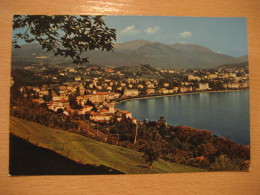 LUGANO Paradiso Museum Music Cancel 1956 To Sweden Post Card TICINO Switzerland - Paradiso