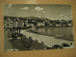 LUGANO Paradiso Quai Pro Infirmis Cancel 1957 To Charlottenlund Denmark Post Card TICINO Switzerland - Paradiso