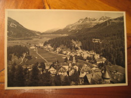 SILS Maria Engadin Post Card GRISONS Graubunden Switzerland - Sils Im Engadin/Segl