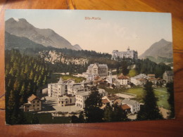 SILS Maria Engadin Post Card GRISONS Graubunden Switzerland - Sils Im Engadin/Segl