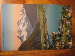VEYTAUX Chillon Castle Et Dents Du Midi Post Card VAUD Switzerland - Veytaux