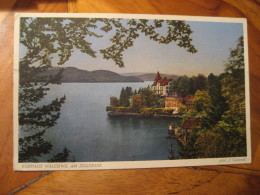 WALCHWIL Kurhaus Zugersee Lake 1933 To Berlin Germany Post Card ZUG Switzerland - Zugo