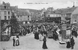 27-VERNON- FÊTE DES FLEURS 1908 - Vernon