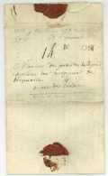 GUERRE DE SEPT ANS – 1762 Lettre Pour L'armee De Condé Bagé Ain 1762 Macon Du Rouvray Bricqueville Castries - Sellos De La Armada (antes De 1900)