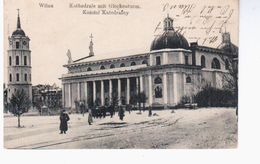 Wilna Kathedrale 1917 Feldpost  OLD POSTCARD 2 Scans - Lithuania