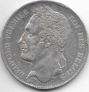 * Leopold I   5 Francs 1848   Fr+ - 5 Francs
