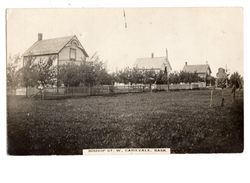 CARIEVALE, Sakatchewan, Canada, Bishop Street West, Old  RPPC - Other & Unclassified