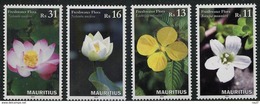 MAURITIUS - 2016 - Fleurs Aquatiques D'eau Douce - 4v Neufs // Mnh - Maurice (1968-...)