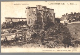 CPA 07 - Largentière - Le Château - Largentiere