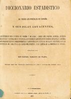 Bibliografía. 1852 DICCIONARIO ESTADISTICO DE TODOS LOS PUEBLOS DE ESPAÑA Y SUS ISLAS ADYACENTES (con Información De Eno - Otros & Sin Clasificación