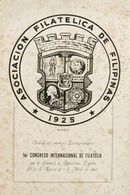 Bibliografía. 1960 Artículos De LA ASOCIACION FILATELICA DE FILIPINAS, Para El 1º Congreso Internacional De Filatelia CI - Sonstige & Ohne Zuordnung