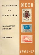 Bibliografía. (1966ca) CATALOGO NETO DE ESPAÑA, NACIONES UNIDAS Y TEMA EUROPA. Vicenti. Edición 1967-68. - Autres & Non Classés