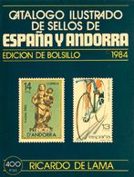 Bibliografía. 1984 CATALOGO ILUSTRADO DE SELLOS DE ESPAÑA Y ANDORRA. Ricardo De Lama. Edición De Bolsillo. Barcelona, 19 - Other & Unclassified