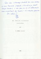 Bibliografía. 1990 EL SELLO CLASICO ESPAÑOL (con Una Dedicatoria A Luis Alemany Indarte). Francisco Graus. Barcelona, 19 - Other & Unclassified