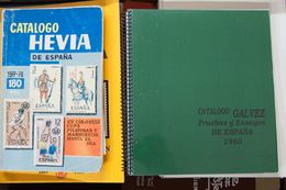 Bibliografía. (1960ca) Conjunto De Catálogos Yvert Et Tellier De Diferentes Años Y Paises, Incluyendo Catálogos De Españ - Autres & Non Classés