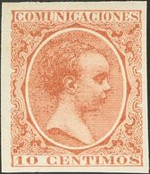 1º Y 2º Centenario. * 217s 1889 10 Cts Castaño Amarillo. SIN DENTAR. MAGNIFICO. 2018 60 - Other & Unclassified