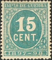 1º Y 2º Centenario. * 234 1897 15 Cts Verde. Excepcional Color Y Centraje. PIEZA DE LUJO. Cert. GRAUS. - Sonstige & Ohne Zuordnung