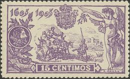 1º Y 2º Centenario. ** 259 1905 15 Cts Violeta. Excelente Centraje. MAGNIFICO. - Sonstige & Ohne Zuordnung