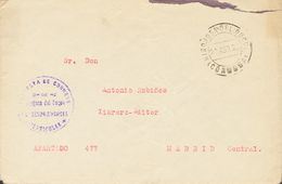 1º Y 2º Centenario. Sobre 1923 HINOJOSA DEL DUQUE A MADRID. Marca ESTAFETA DE CORREOS / DE / HINOJOSA DEL DUQUE / CORRES - Sonstige & Ohne Zuordnung