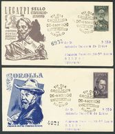 1º Y 2º Centenario. Sobre 1124/25 1953 Serie Completa Sobre Dos Sobres De Primer Día Ambos Circulados De MADRID A BILBAO - Sonstige & Ohne Zuordnung