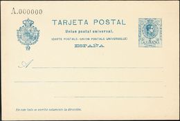 Entero Postal. (*) EPNE4 1916 25 Cts Azul Sobre Tarjeta Entero Postal. NO EMITIDA. MAGNIFICA Y RARA. 2018 400 - Other & Unclassified