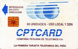 Perú "CPTCARD" Banco De Credito - Perù