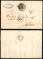 0007 LOMBARDO VENETO - 45 Cent (12) Su Lettera Da Milano A Modena Del 25.7.53 - Other & Unclassified