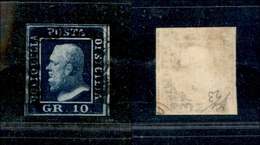 0096 SICILIA - 1859 - 10 Grana Indaco (12b) - Diena (800) - Otros & Sin Clasificación