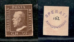 0099 SICILIA - Falso Sperati - 50 Grana (tipo C - 152) - Otros & Sin Clasificación