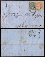 0169 REGNO - Amb. Firenze Massa N.1 - Lettera Affrancata Con Un 5 Cent + 10 Cent DLR (16+17) Per Livorno Del 04.64 - Other & Unclassified