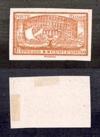 0241 REGNO - 1923 - Saggi Cisari - 60 Cent Espresso Serie Artistica - Stampa In Arancio Su Carta Bianca - Cert. AG - Other & Unclassified