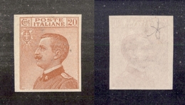 0243 REGNO - 1925 - Prova D’archivio Del 20 Cent Michetti (P183) - Cert. AG (380) - Sonstige & Ohne Zuordnung