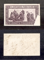 0245 REGNO - 1926 - Saggio Di Incisione Del 1,25 Lire (196) Su Cartoncino Patinato Con Oscuramento Del Valore - Sonstige & Ohne Zuordnung