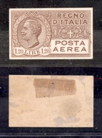 0277 REGNO - 1926/1928 - Prova Di Conio Del 1,20 Lire P.Aerea (P6) Su Cartoncino - Rara - Cert. AG - Otros & Sin Clasificación