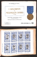 0323 REGNO - Marche Nazionaliste Collezione N.10 - Libretto Originale Completo Del 1917 Delle Etichette “I Decorati Di M - Other & Unclassified