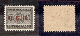 0379 REPUBBLICA SOCIALE - 1944 - GNR Verona - 40 Cent (52 - Segnatasse) - Punto Grosso Dopo R - Gomma Integra - Non Cata - Other & Unclassified