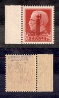 0415 REPUBBLICA SOCIALE - 1944 - 75 Cent (494B) Con Soprastampa Tipo L - Gomma Integra - Raybaudi (600) - Other & Unclassified