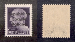 0462 EMISSIONI LOCALI - TERAMO - 1944 - 1 Lira (8) - Gomma Integra - Diena + Fiecchi (750) - Other & Unclassified