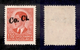 0502 OCCUPAZIONI - LUBIANA - 1939/1940 - 1,50 Din (4Bb) Con Soprastampa A Mano Obliqua - Gomma Integra (420) - Other & Unclassified