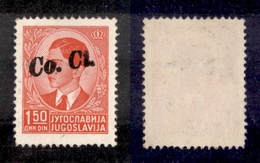 0502 OCCUPAZIONI - LUBIANA - 1939/1940 - 1,50 Din (4Bb) Con Soprastampa A Mano Obliqua - Gomma Integra (420) - Otros & Sin Clasificación