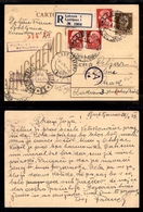 0505 OCCUPAZIONI - LUBIANA - Cartolina Postale Da 30 Cent Con Affrancatura (247+252 Due) - Raccomandata Da Lubiana Per L - Otros & Sin Clasificación