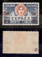 0601 COLONIE - LIBIA - 1927/1933 - 2,50 Lire Su 2 Lire Espresso (13) - Centratissimo - Gomma Integra - Cert. AG (1.700++ - Other & Unclassified