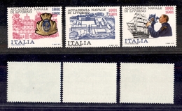 0697 REPUBBLICA  - 1981 - Accademia Navale (1566/1568) - Serie Completa - Colori Mancanti (senza Il Valore) - Gomma Inte - Autres & Non Classés