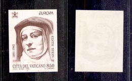 0729 VATICANO - 1996 - Prova  Di Stampa Del 850 Lire Europa Unita (1043) - Carta Patinata - Cert. AG (500) - Otros & Sin Clasificación