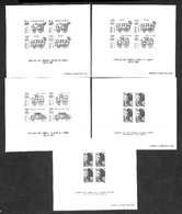 0773 FRANCIA - 1986/1989 - Prove Di Lusso - 5 Prove Diverse - Sonstige & Ohne Zuordnung