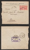 0836 TURCHIA - 1887 - Busta Da Smyrne A Ginevra - Other & Unclassified