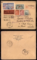 0910 POSTA AEREA - 1929 (19 Febbraio) - Raid Interronpu Par Incident - Aerogramma Da Grenoble A Hanoi - Other & Unclassified