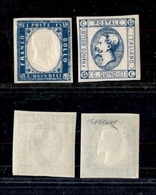 1007 REGNO D'ITALIA - 1863 - 15 Cent (11 - Doppia Effigie) + 15 Cent (13) - Gomma Integra - Bolaffi (280+) - Other & Unclassified